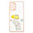 Silicone Candy Rubber Gel Fashionable Pattern Soft Case Cover with Finger Ring Stand Y01X for Samsung Galaxy A72 4G