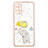 Silicone Candy Rubber Gel Fashionable Pattern Soft Case Cover with Finger Ring Stand Y01X for Samsung Galaxy S20 Plus Yellow