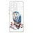 Silicone Candy Rubber Gel Fashionable Pattern Soft Case Cover with Finger Ring Stand Y01X for Samsung Galaxy S20 Ultra Mixed