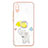 Silicone Candy Rubber Gel Fashionable Pattern Soft Case Cover with Finger Ring Stand Y01X for Xiaomi Redmi 9A