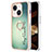 Silicone Candy Rubber Gel Fashionable Pattern Soft Case Cover with Finger Ring Stand Y02B for Apple iPhone 13