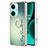 Silicone Candy Rubber Gel Fashionable Pattern Soft Case Cover with Finger Ring Stand Y02B for OnePlus Nord CE 3 5G Green