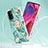 Silicone Candy Rubber Gel Fashionable Pattern Soft Case Cover with Finger Ring Stand Y02B for OnePlus Nord N200 5G