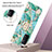 Silicone Candy Rubber Gel Fashionable Pattern Soft Case Cover with Finger Ring Stand Y02B for OnePlus Nord N200 5G