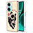 Silicone Candy Rubber Gel Fashionable Pattern Soft Case Cover with Finger Ring Stand Y02B for OnePlus Nord N30 5G