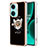 Silicone Candy Rubber Gel Fashionable Pattern Soft Case Cover with Finger Ring Stand Y02B for OnePlus Nord N30 5G Mixed