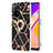 Silicone Candy Rubber Gel Fashionable Pattern Soft Case Cover with Finger Ring Stand Y02B for Oppo A94 5G