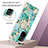 Silicone Candy Rubber Gel Fashionable Pattern Soft Case Cover with Finger Ring Stand Y02B for Oppo A94 5G