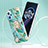 Silicone Candy Rubber Gel Fashionable Pattern Soft Case Cover with Finger Ring Stand Y02B for Realme 9 5G