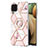 Silicone Candy Rubber Gel Fashionable Pattern Soft Case Cover with Finger Ring Stand Y02B for Samsung Galaxy F12