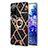 Silicone Candy Rubber Gel Fashionable Pattern Soft Case Cover with Finger Ring Stand Y02B for Samsung Galaxy S20 FE (2022) 5G