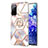 Silicone Candy Rubber Gel Fashionable Pattern Soft Case Cover with Finger Ring Stand Y02B for Samsung Galaxy S20 FE (2022) 5G