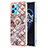 Silicone Candy Rubber Gel Fashionable Pattern Soft Case Cover with Finger Ring Stand Y03B for Realme 9 4G