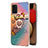 Silicone Candy Rubber Gel Fashionable Pattern Soft Case Cover with Finger Ring Stand Y03B for Samsung Galaxy A02s