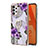 Silicone Candy Rubber Gel Fashionable Pattern Soft Case Cover with Finger Ring Stand Y03B for Samsung Galaxy A32 5G