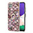 Silicone Candy Rubber Gel Fashionable Pattern Soft Case Cover with Finger Ring Stand Y03B for Samsung Galaxy F42 5G