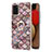 Silicone Candy Rubber Gel Fashionable Pattern Soft Case Cover with Finger Ring Stand Y03B for Samsung Galaxy M02s