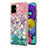 Silicone Candy Rubber Gel Fashionable Pattern Soft Case Cover with Finger Ring Stand Y03B for Samsung Galaxy M40S