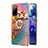 Silicone Candy Rubber Gel Fashionable Pattern Soft Case Cover with Finger Ring Stand Y03B for Samsung Galaxy S20 FE 4G