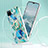 Silicone Candy Rubber Gel Fashionable Pattern Soft Case Cover with Finger Ring Stand Y04B for Realme C25Y