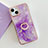 Silicone Candy Rubber Gel Fashionable Pattern Soft Case Cover with Finger Ring Stand Y05B for Apple iPhone 14