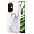 Silicone Candy Rubber Gel Fashionable Pattern Soft Case Cover with Finger Ring Stand Y05B for OnePlus Nord CE 3 5G