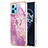 Silicone Candy Rubber Gel Fashionable Pattern Soft Case Cover with Finger Ring Stand Y05B for Realme 9 4G