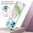 Silicone Candy Rubber Gel Fashionable Pattern Soft Case Cover with Finger Ring Stand Y05B for Realme 9 4G