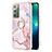 Silicone Candy Rubber Gel Fashionable Pattern Soft Case Cover with Finger Ring Stand Y05B for Samsung Galaxy Note 20 5G