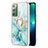 Silicone Candy Rubber Gel Fashionable Pattern Soft Case Cover with Finger Ring Stand Y05B for Samsung Galaxy Note 20 5G