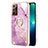 Silicone Candy Rubber Gel Fashionable Pattern Soft Case Cover with Finger Ring Stand Y05B for Samsung Galaxy Note 20 Ultra 5G