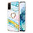 Silicone Candy Rubber Gel Fashionable Pattern Soft Case Cover with Finger Ring Stand Y05B for Samsung Galaxy S20 5G