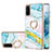 Silicone Candy Rubber Gel Fashionable Pattern Soft Case Cover with Finger Ring Stand Y05B for Samsung Galaxy S20 Colorful