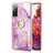 Silicone Candy Rubber Gel Fashionable Pattern Soft Case Cover with Finger Ring Stand Y05B for Samsung Galaxy S20 Lite 5G