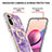Silicone Candy Rubber Gel Fashionable Pattern Soft Case Cover with Finger Ring Stand Y05B for Xiaomi Redmi Note 10S 4G