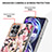 Silicone Candy Rubber Gel Fashionable Pattern Soft Case Cover with Finger Ring Stand Y06B for Realme Narzo 50 4G