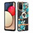 Silicone Candy Rubber Gel Fashionable Pattern Soft Case Cover with Finger Ring Stand Y06B for Samsung Galaxy A02s