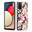 Silicone Candy Rubber Gel Fashionable Pattern Soft Case Cover with Finger Ring Stand Y06B for Samsung Galaxy A03s Pink