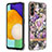 Silicone Candy Rubber Gel Fashionable Pattern Soft Case Cover with Finger Ring Stand Y06B for Samsung Galaxy A04s