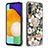 Silicone Candy Rubber Gel Fashionable Pattern Soft Case Cover with Finger Ring Stand Y06B for Samsung Galaxy A04s