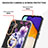 Silicone Candy Rubber Gel Fashionable Pattern Soft Case Cover with Finger Ring Stand Y06B for Samsung Galaxy A04s