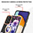 Silicone Candy Rubber Gel Fashionable Pattern Soft Case Cover with Finger Ring Stand Y06B for Samsung Galaxy A52 5G