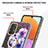 Silicone Candy Rubber Gel Fashionable Pattern Soft Case Cover with Finger Ring Stand Y06B for Samsung Galaxy M32 5G