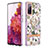 Silicone Candy Rubber Gel Fashionable Pattern Soft Case Cover with Finger Ring Stand Y06B for Samsung Galaxy S20 FE 4G