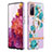 Silicone Candy Rubber Gel Fashionable Pattern Soft Case Cover with Finger Ring Stand Y06B for Samsung Galaxy S20 FE 4G