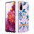 Silicone Candy Rubber Gel Fashionable Pattern Soft Case Cover with Finger Ring Stand Y06B for Samsung Galaxy S20 FE 4G