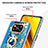 Silicone Candy Rubber Gel Fashionable Pattern Soft Case Cover with Finger Ring Stand Y06B for Xiaomi Poco X3 NFC