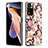 Silicone Candy Rubber Gel Fashionable Pattern Soft Case Cover with Finger Ring Stand Y06B for Xiaomi Poco X4 NFC