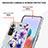 Silicone Candy Rubber Gel Fashionable Pattern Soft Case Cover with Finger Ring Stand Y06B for Xiaomi Redmi Note 10 Pro 4G