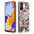 Silicone Candy Rubber Gel Fashionable Pattern Soft Case Cover with Finger Ring Stand Y06B for Xiaomi Redmi Note 12 Pro 4G